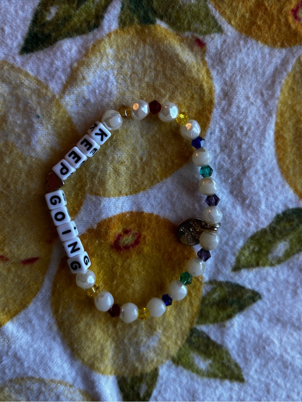 Little words project LWP bracelet keep going